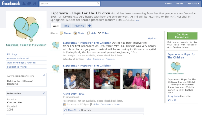 Esperanza on Facebook
