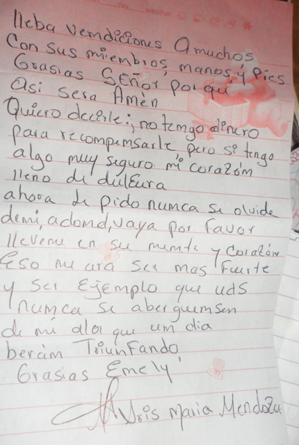 Page 3 of Iris' Letter